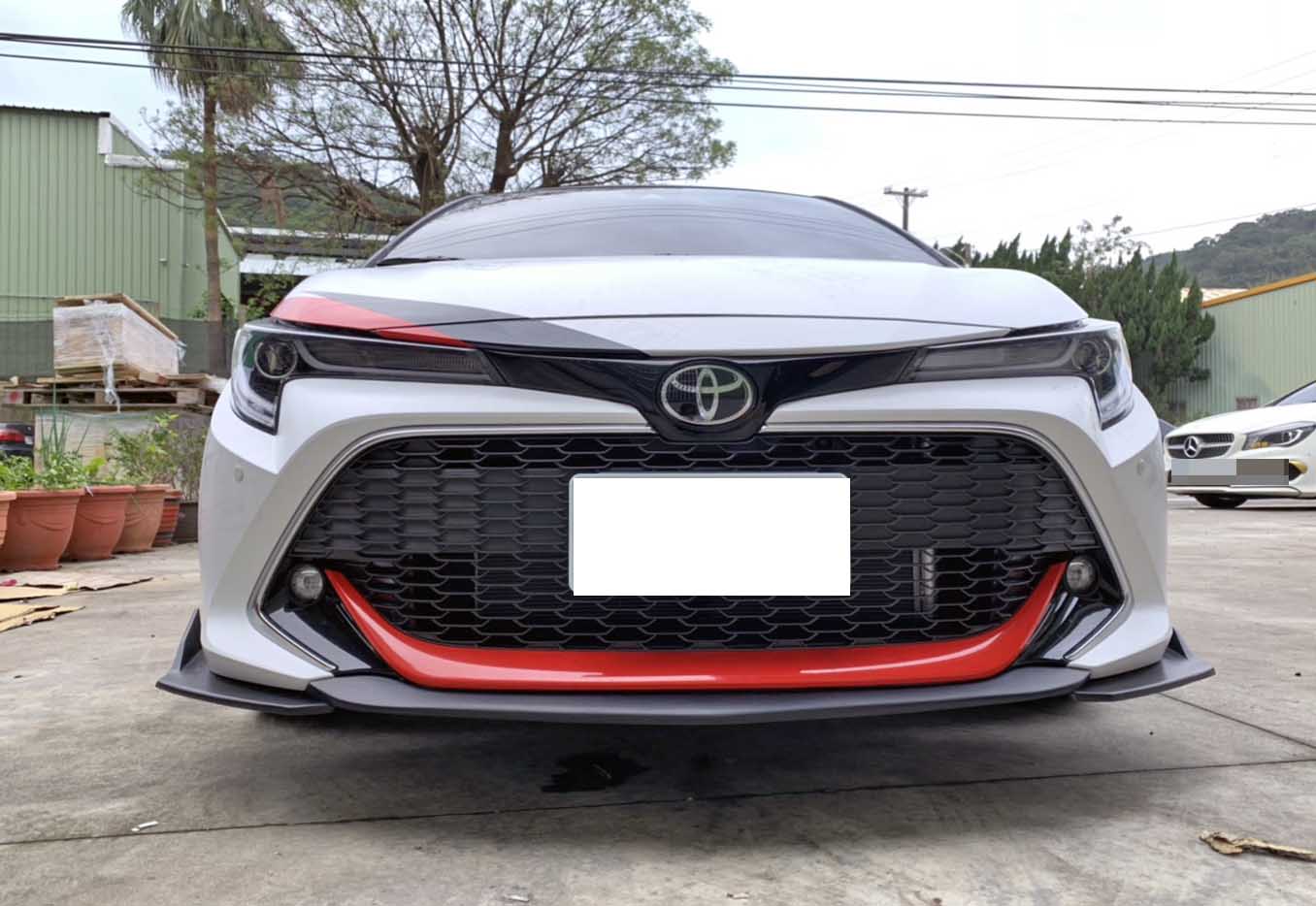 2019-2021 Fit FOR TOYOTA Corolla AURIS Hatchback Front Bumper Spoiler